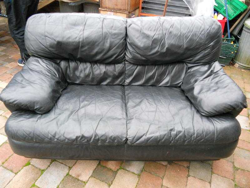 Faux Leather 2 seater Settee