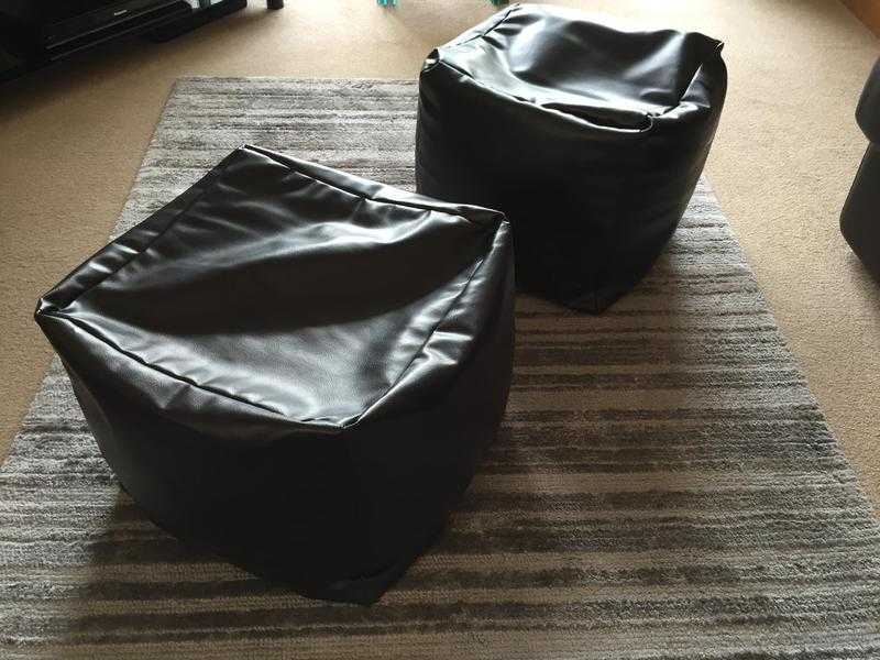 Faux Leather 40cm Cube Beanbag