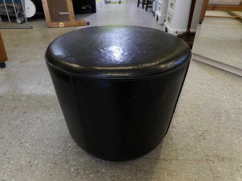 Faux leather foot stool  pouffe  in our 20 off sale