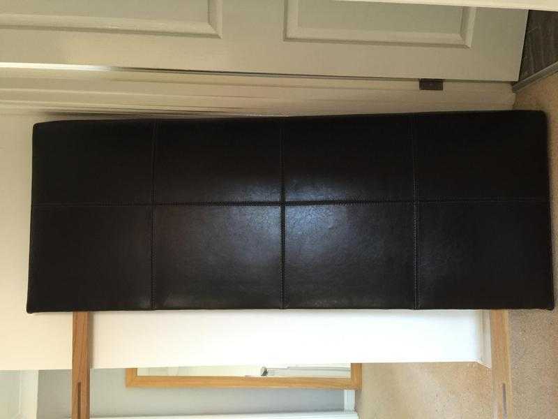 Faux leather headboard