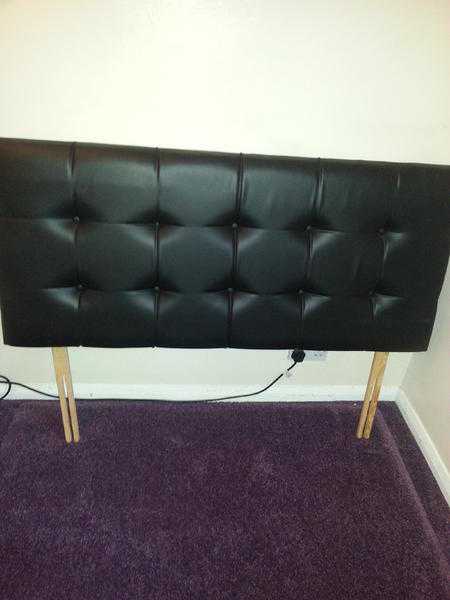 faux leather headboard bargain