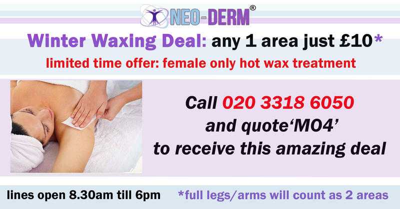 Female hot waxing treatment  any area for just 10 (Deansgate, Manchester)