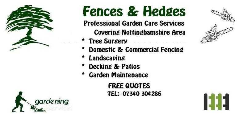 Fences And Hedges Tree Surgeon Gardening Services Landscaping