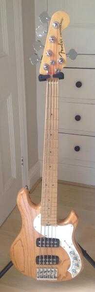Fender American Deluxe Dimension Bass V HH Active (NaturalMaple neck)