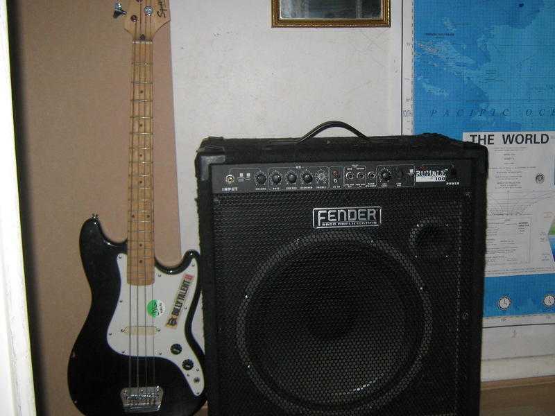 Fender Bronco bass guitar