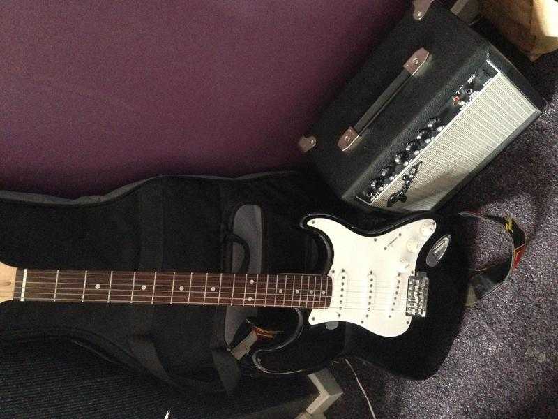 Fender Guitar and Amp for sale Mint Condition