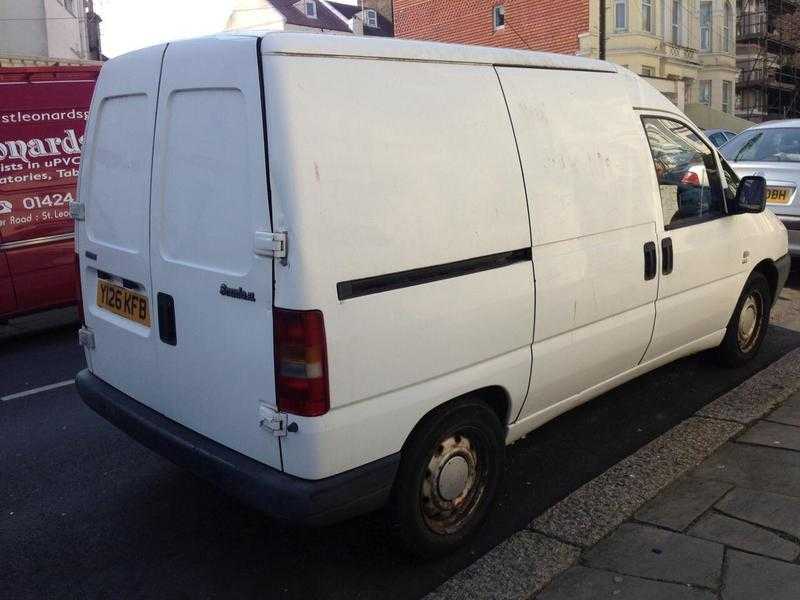 Fiat Scudo 2001 white van diesel going cheap for quick sake