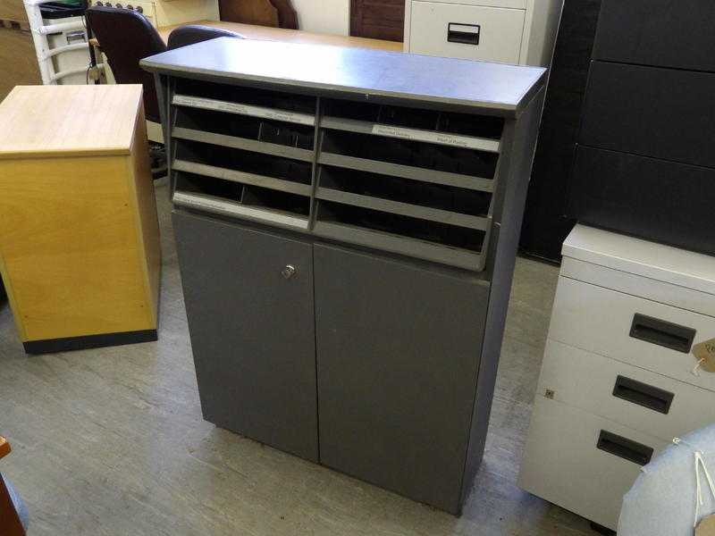 Filing Cabinet With Lockable Cupboard - Local Delivery Service Available