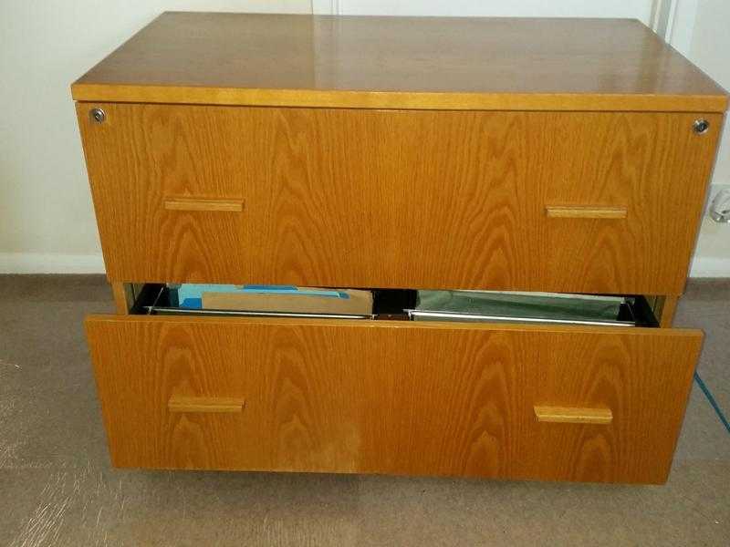 Filing Cabinet.Double Width Desk High.