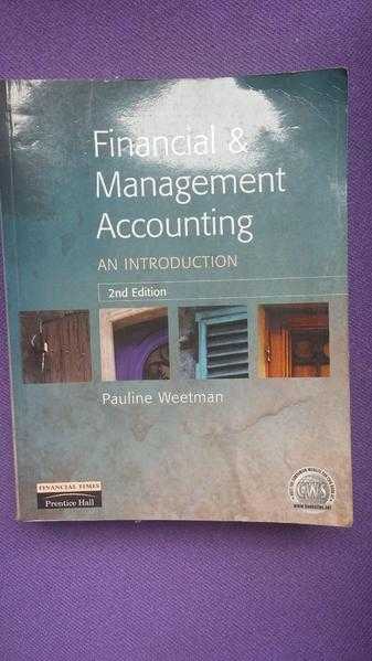 Financial amp Management Accounting 2nd edition Pauline Weetman