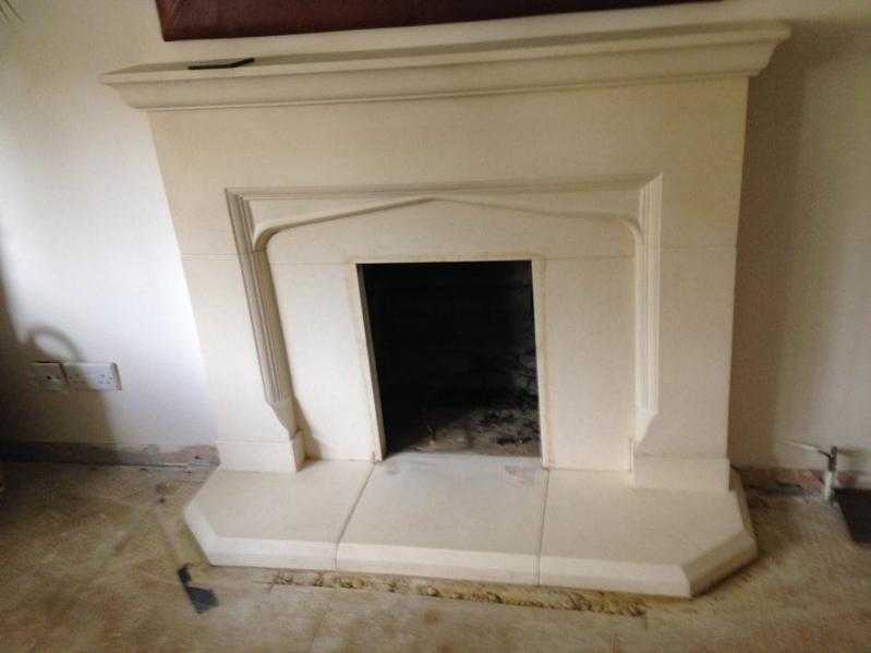 FIRE SURROUND AND HEARTH