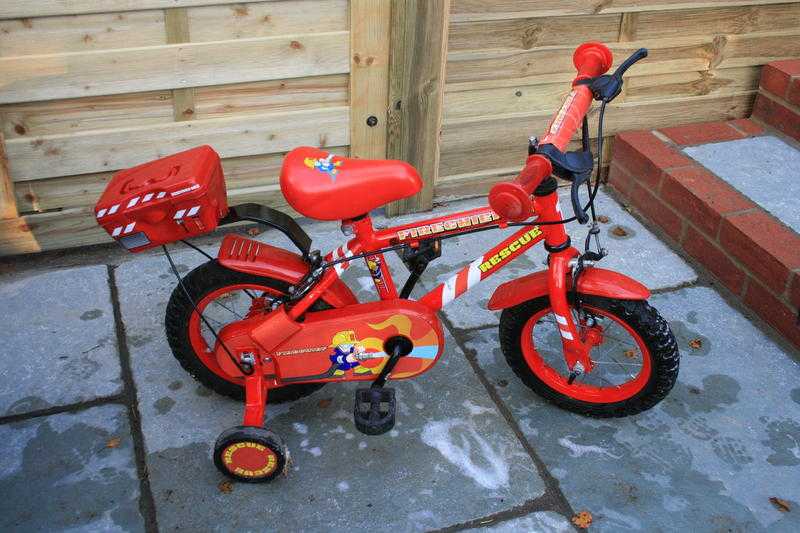 Fireman boys bike