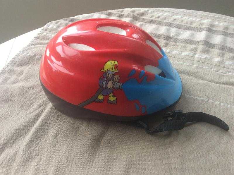 Fireman Design boys bike helment