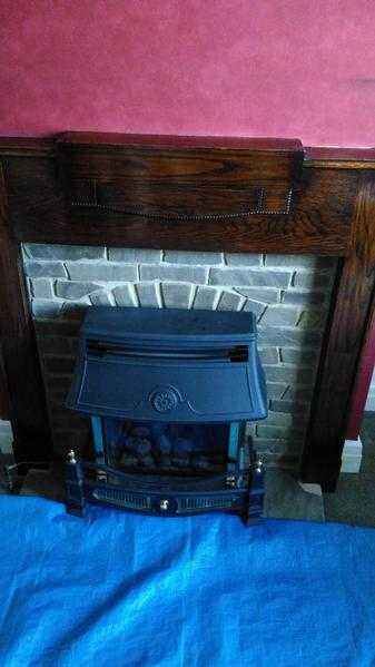 Fireplace Surround in Oak.