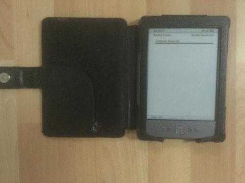 First gen Amazon kindle, cover  light