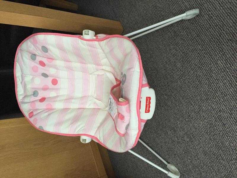 Fisher-Price pink baby bouncer