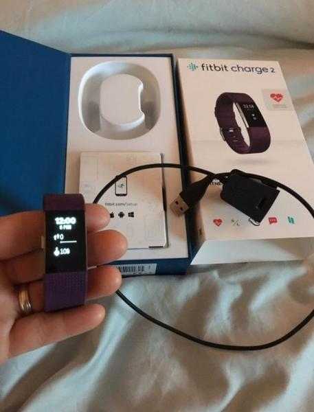 Fitbit charge 2 size L Plum