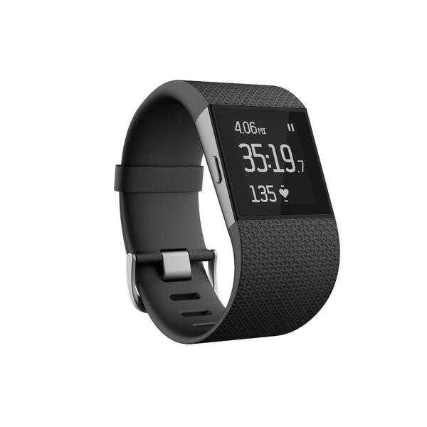 Fitbit SURGE GPS Ultimate Fitness Activity Superwatch NEW, black, small wristband