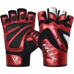 Fitness Gloves - Weight Lifting Leather Gym Gloves