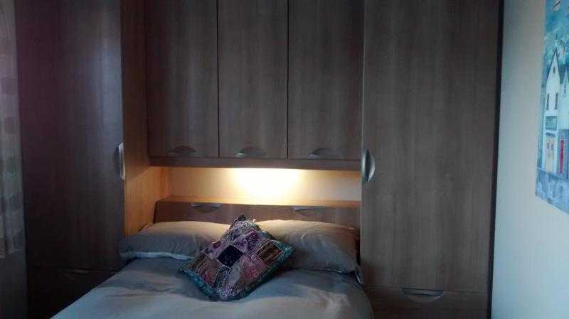 Fitted wardrobe, head board storage and shelving  new 4ft bed