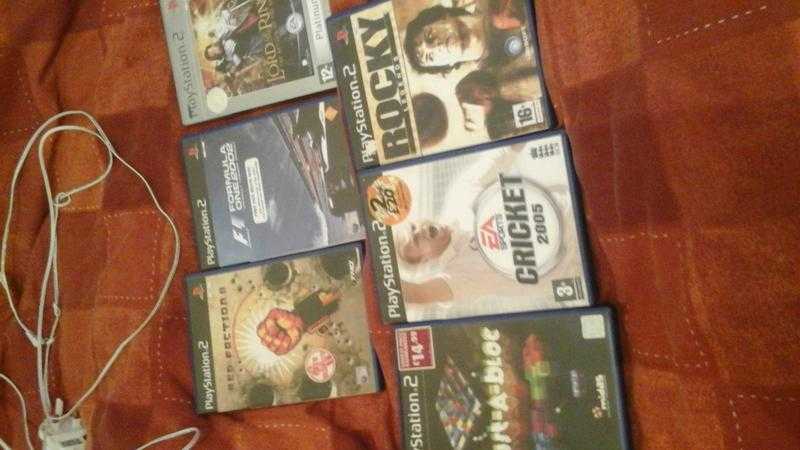 five play station 2 games