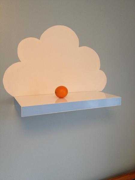 Floating wall shelves