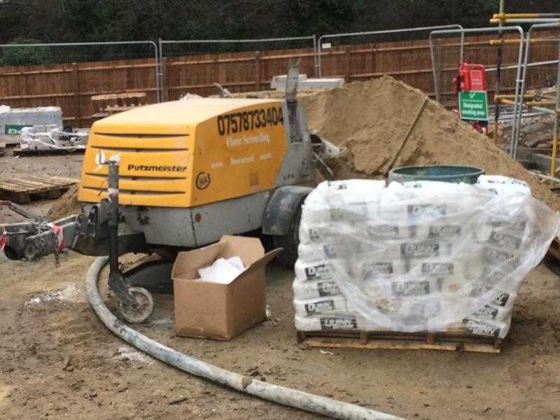 Floor screeding, renovation screed, self levelling