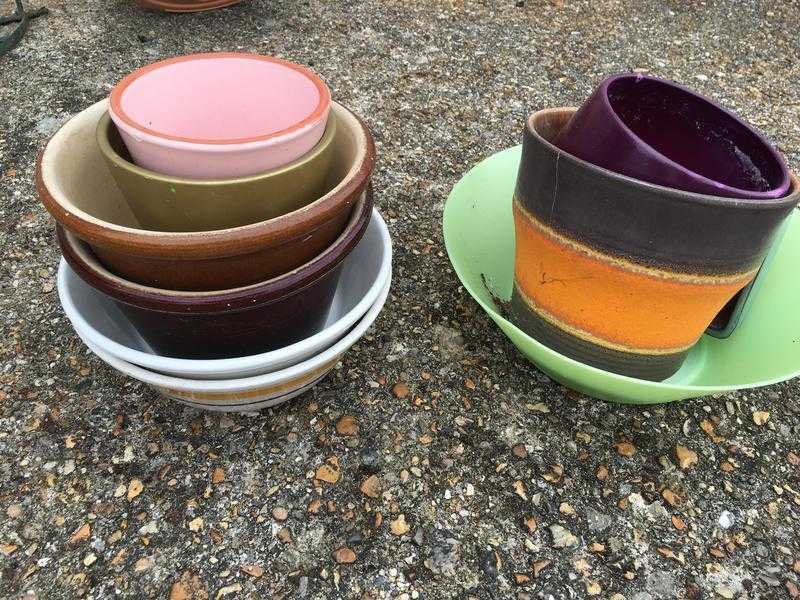 Flower pots and pate bowls FREE to collector