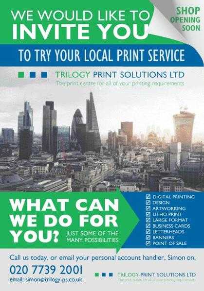 flyers leaflet booklet printing print digital posters design business cards binding urgent