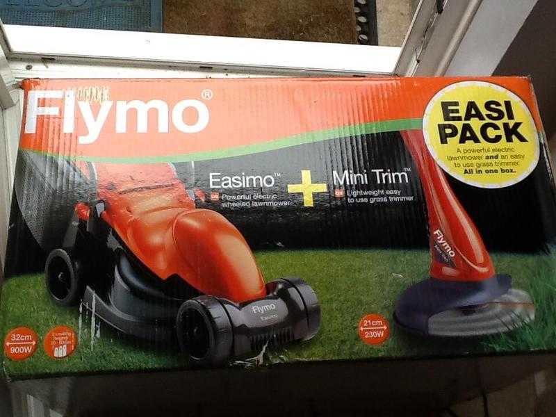 Flymo easimo 900w and Mini Trim 230w