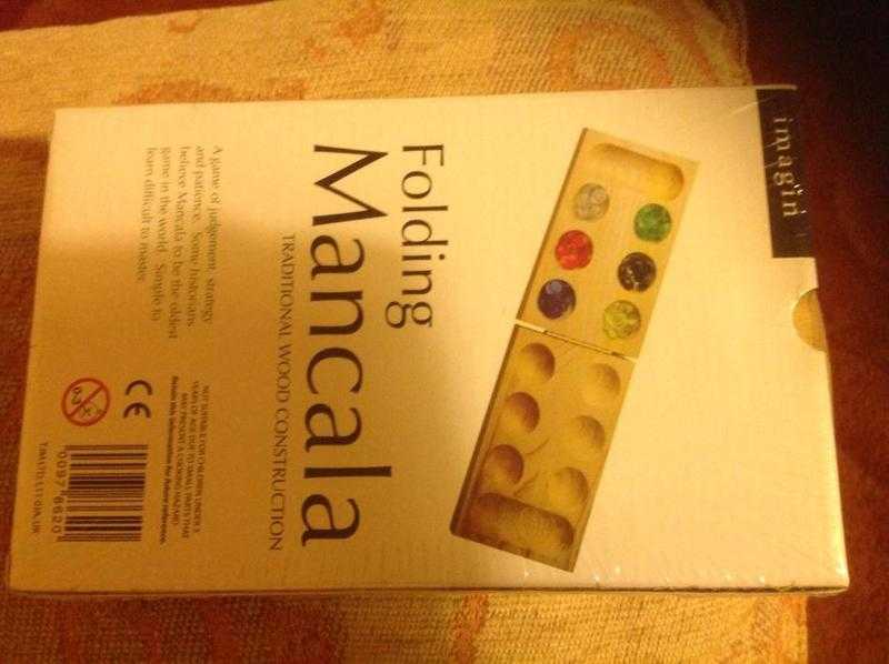 Folding mancala brand new in original wrap.