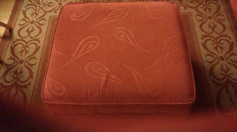 Foot Stool Pouffe Colour Red