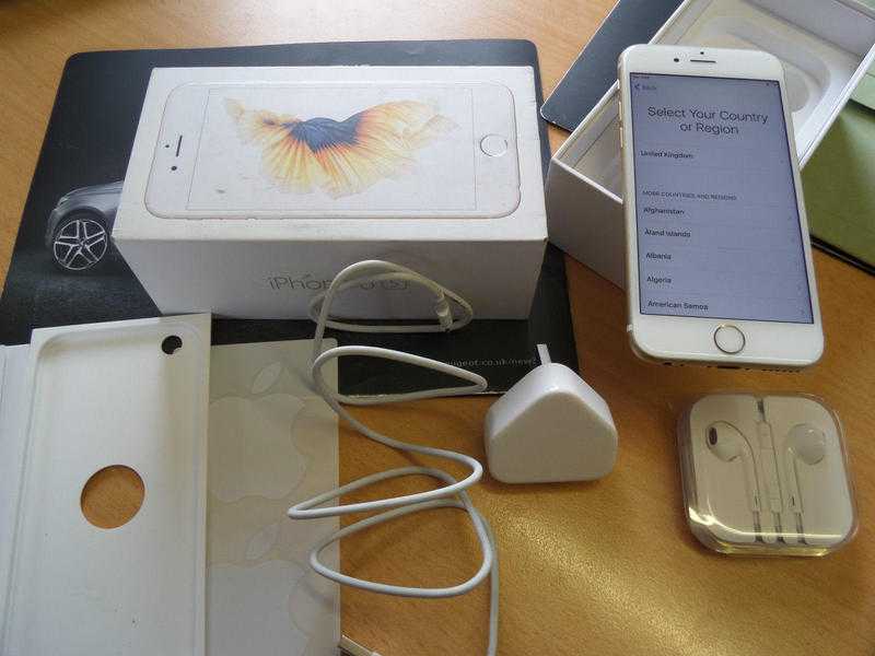 For sale, Iphone 6S 16GB Gold Boxed With Everything