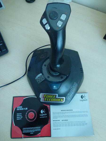 Force feedback joystick by Logitech