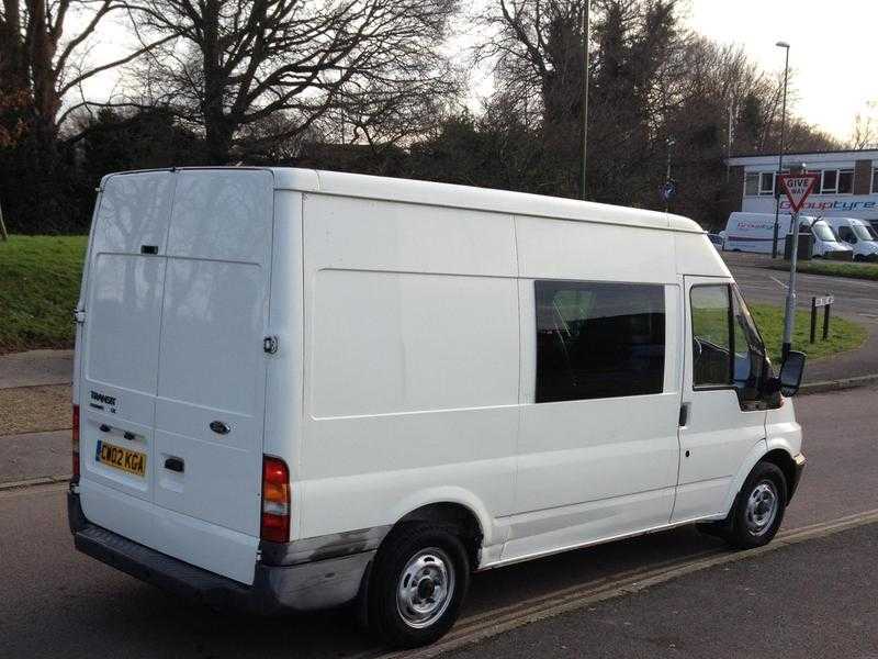 Ford Transit 2002 6 seater crew van, large family. dual purpose use.