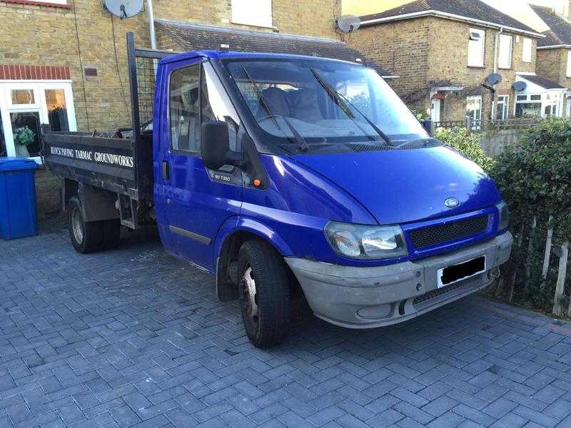 FORD TRANSIT 350M TIPPER 2402cc 2002 (02 Reg) FOR SALE 2,350 ono