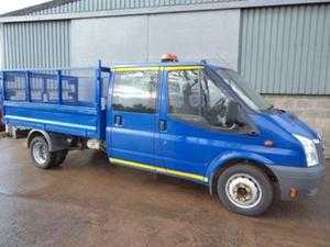 Ford Transit, Cab crew tipper with cage 2004