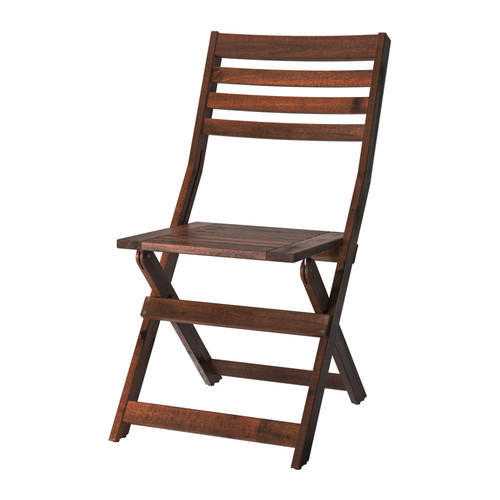 Four Wooden never used quotAPPLARO039 folding dining chairs