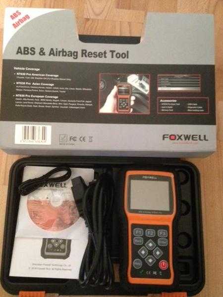 Foxwell NT630 Pro ABS SAS Airbag amp Airbag Crash Data Reset with Live Data Activationamp Coding