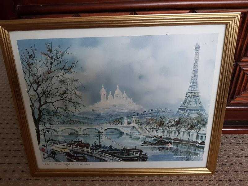 FRAMED PRINT BY MAURICE LEGENDRE