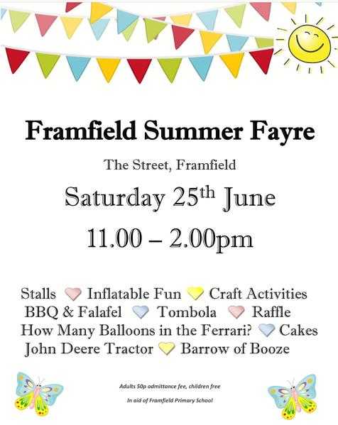 Framfield School Summer fair