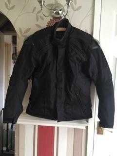 Frank Thomas Aqua-pore Motorcycle Jacket, size M, in good condition 10-.
