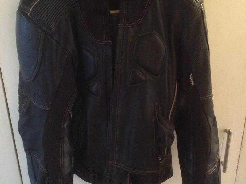 Frank Thomas Leather Motorbike Jacket