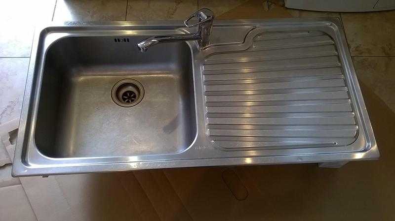 Franke single stainless steel sink
