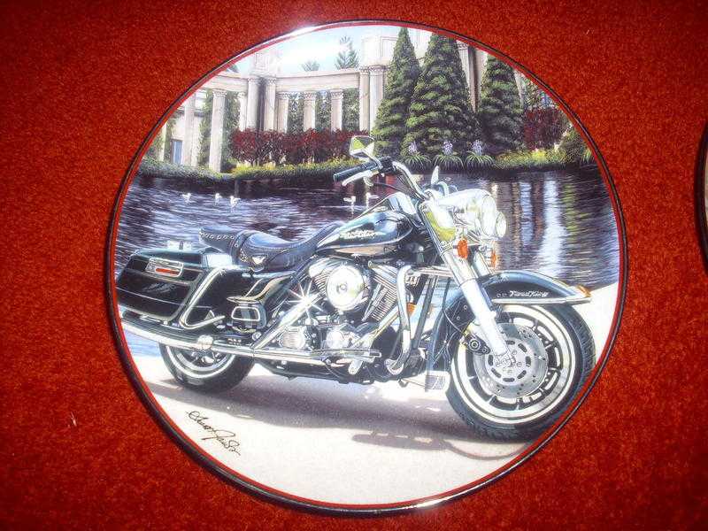 Franklin mint Harley davidson motorcycle plates