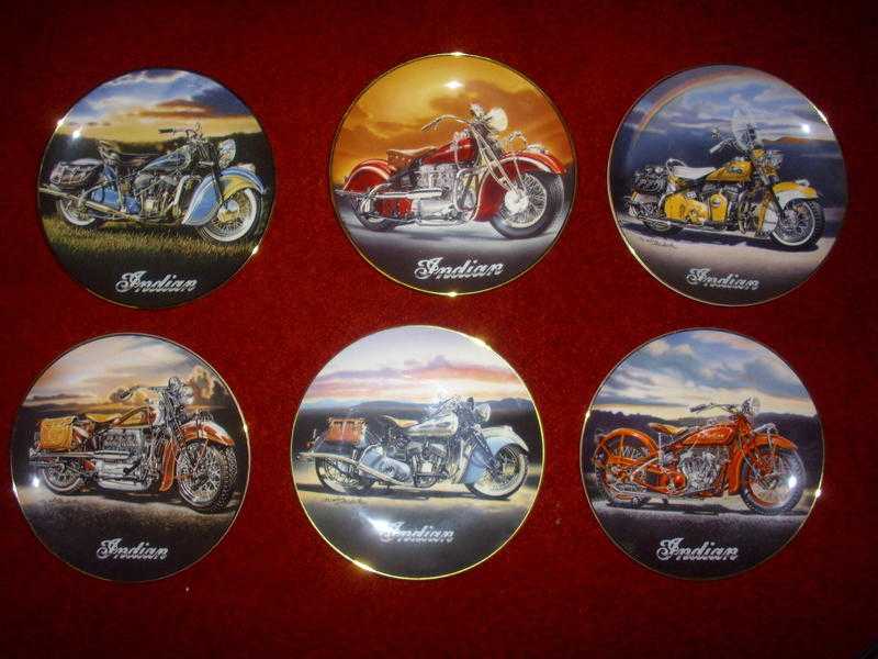 Franklin mint Indian motorcycle plates