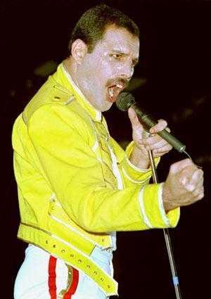 FREDDIE MERCURY 1986 large original photo