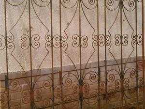 Free 37mtr of fencing and wrought iron gate