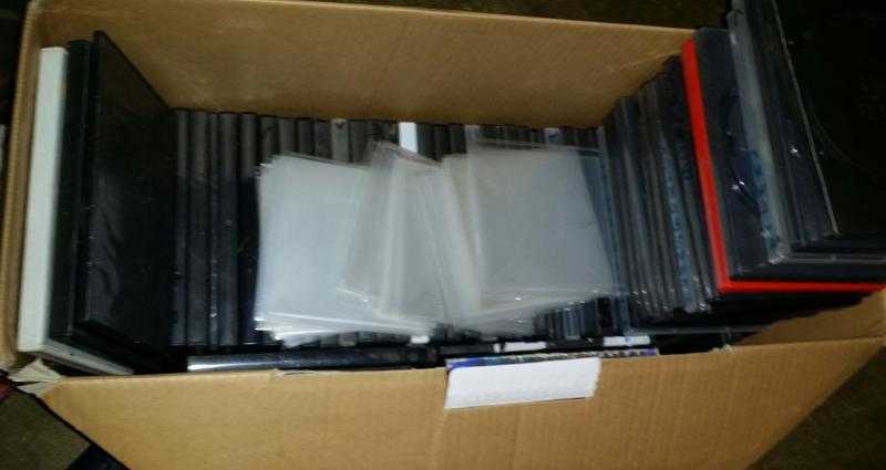 FREE 71 Hard Dvd Cases 51 Dvd Sleeves FREE