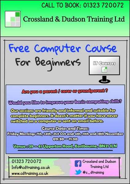 Free Computer Courses for Beginners